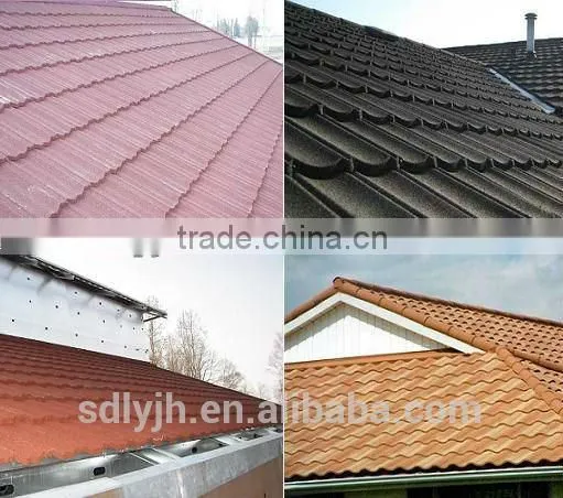 COLORFUL STONE COATED STEEL ROOFING SHEET MANUFACTURER photo-2