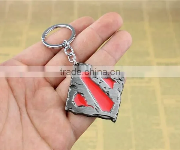 Popular Dota PC Game Keychain Alloy Bright Color Metal Keychain Dota 2 Keychain photo-2