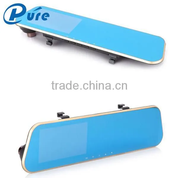 4.3 Inch hd Display Screen Rearview Mirror Gps Tracker Digital Tachograph