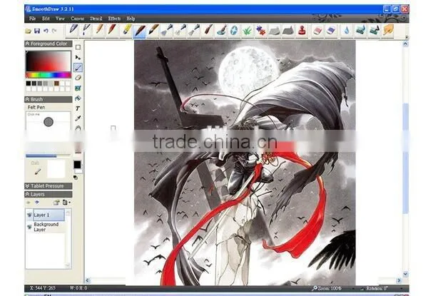 Promotion New PRO 10" Digital Graphic Tablet Artist Designer Drawing Pad Signature Pad With Wireless photo-5
