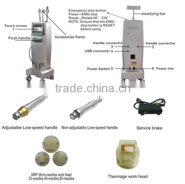 Stretch Mark Removal Micro Needle Fractional RF Radio Frequency Beauty Equipment photo-5