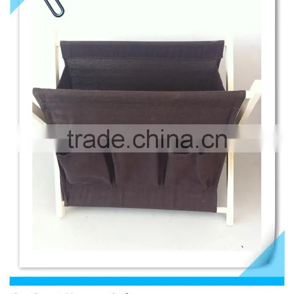 Foldable Decorative l Wooden Magazine Holder Rack Wholesale photo-4