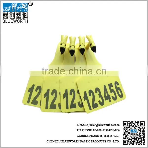 Chinese High Quality Advanced Polyurethane Formulation Rfid Uhf Animal Ear Tag photo-2