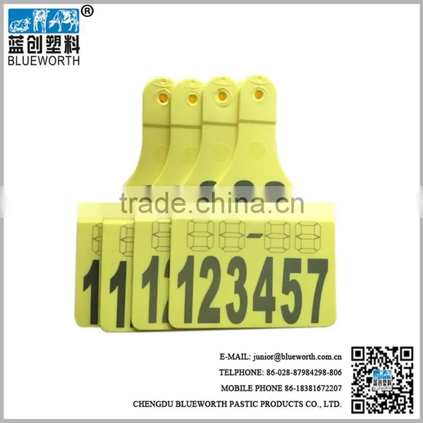 Chinese High Quality Advanced Polyurethane Formulation Rfid Uhf Animal Ear Tag photo-3
