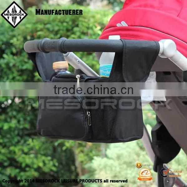High Quality Universal Cup Holder & Handle Bag Baby Stroller Organizer photo-2