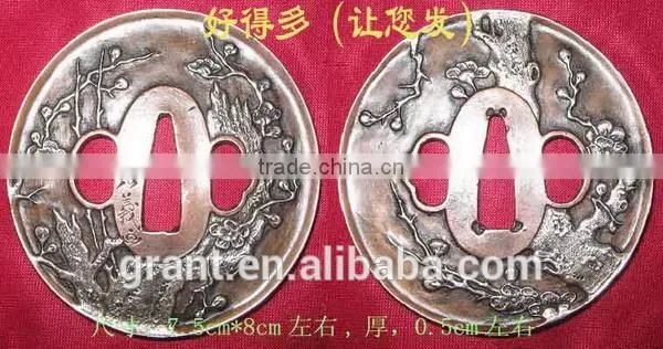 Traditional Samurai Katana Sword Set With Carbon Steel Blade and Casting Zinc Alloy Tsuba JL150 photo-4