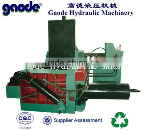 Manual Valve Control Small Hydraulic Scrap Steel Metal Baler photo-2