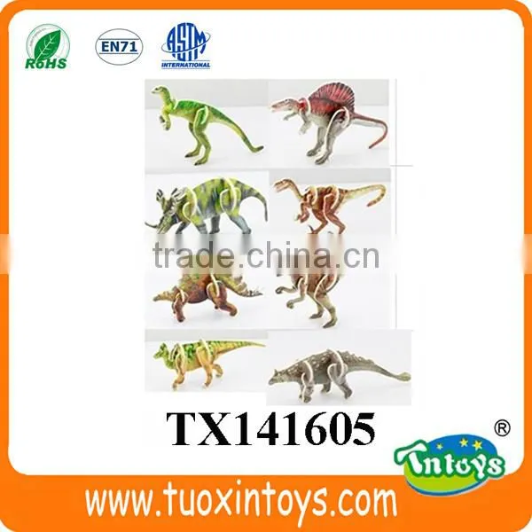 3D Animal Puzzle Dinosaur Designs Intelligent Toys for Kids 62pcs photo-2