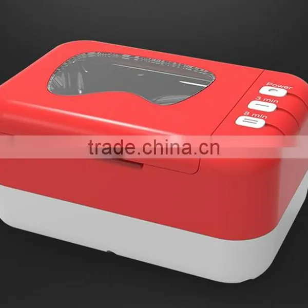 JP-520 Portable Domestic Ultrasonic Cleaning Machine Jewelry Sterilizer Dentures Cleaner photo-2