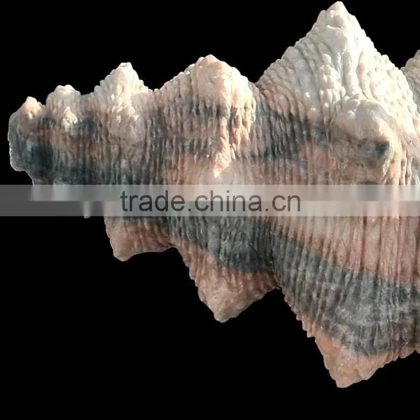 Large Marble Trumpet Shell, Garden Sea Shell Sculpture photo-3