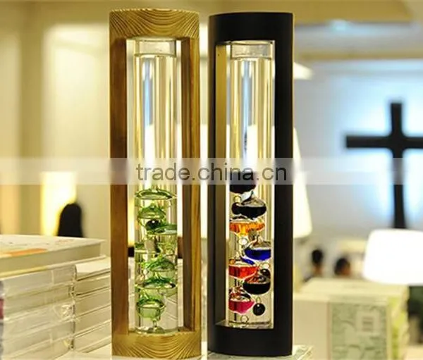 Galileo Thermometer Galileo Ball Glass Thermometer Home Decoration