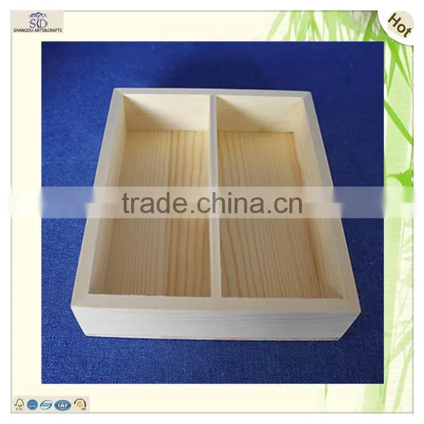 Custom Christmas Garnish Unfinished Cheap Pine Wood Tray photo-3