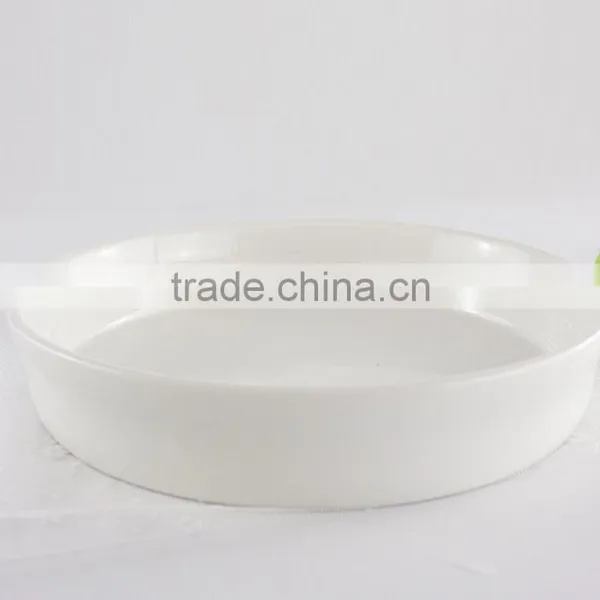 Hospitality Hotel Supply Round Eco-friendly Porcelain Plates Bakeware photo-5