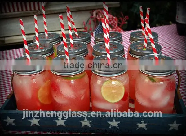 Hot Selling Wholesale Mason Jar Tumbler With Straw