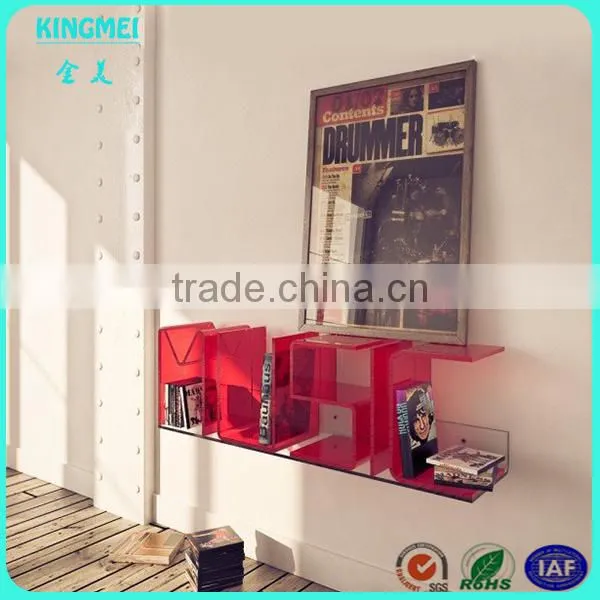 Custom Best Quality Clear Acrylic Plexiglass Bookshelf photo-6