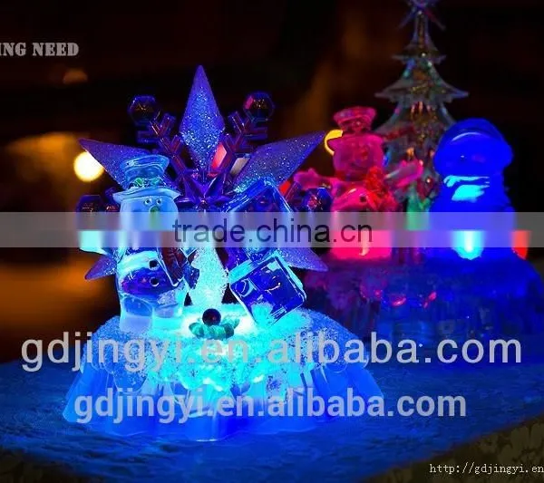2015Dongguan Acrylic LED Color-changing Snowman and Snowflake photo-4
