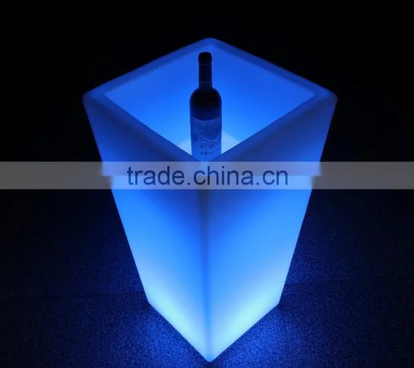 16 Colors Changing Remote Control Led Light Plastic Flower Pots, Led Ice Bucket photo-4