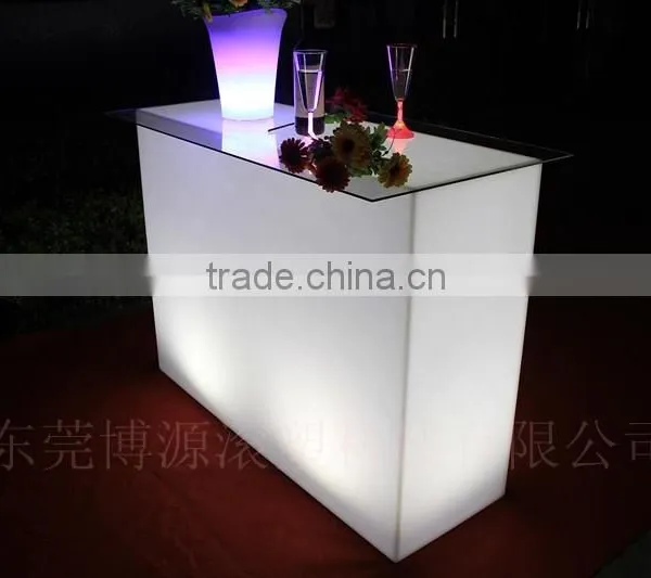 LED Rectangle Table/color Full Led Bar Chair/led Bar Furniture photo-2