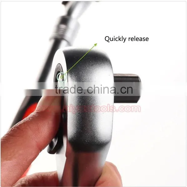 1/2" 3/8" 1/4" Telescopic Handle Ratchet Wrench(Socket Set) Quick Release Wrench 72t Cr-v photo-3
