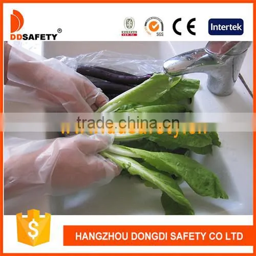 DDSAFETY 2017 HDPE Disposable Glove Cheap Wholesale Plastic PE Disposable Glove photo-2