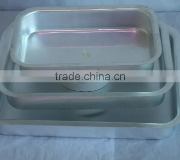 LY 3pcs Aluminium Square Baking Tray photo-3