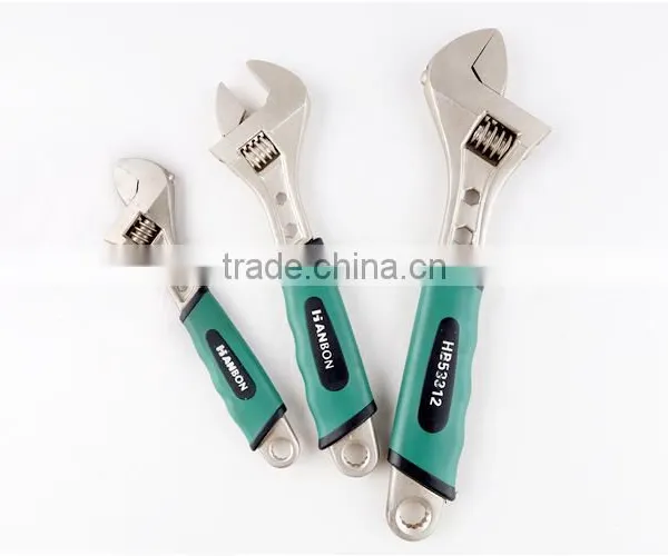 Multifunctional Ferronickel Plastic Handle Adjustable Wenches photo-3