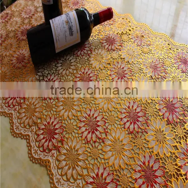 50CM Wide Rollinng Lace Table Cloth PVC Cover photo-3