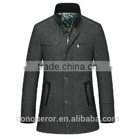Wool Winter Coat Made to Measure Men Overcoat BCZ021 photo-2