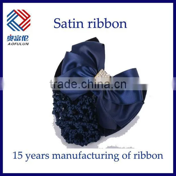 Polyester Satin Ribbon Bows Making For Lady photo-5