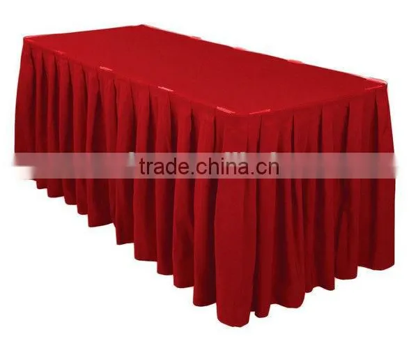 Latest Fashion Satin Table Skirt photo-5