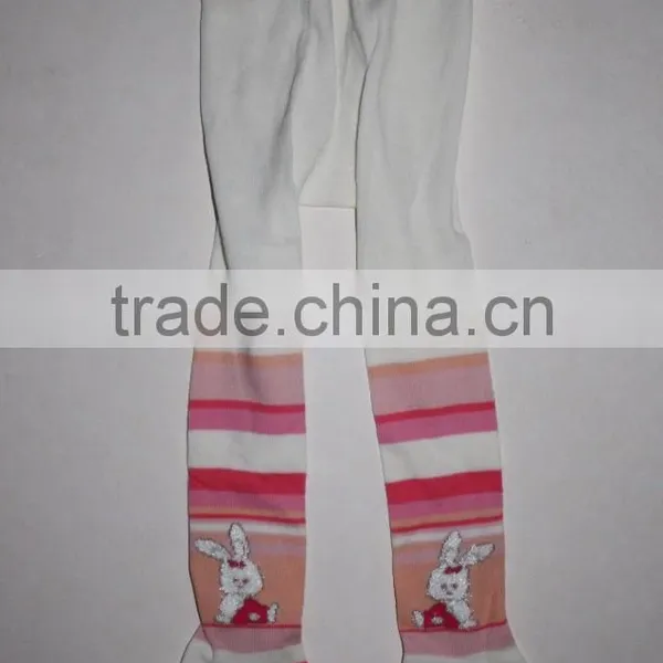 Knitted Tight Cheap Cotton Cute Jacquard Children Pantyhose photo-5