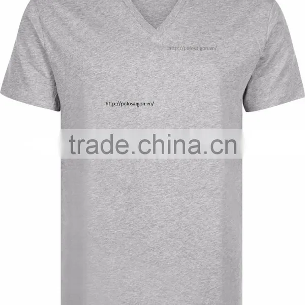 V NECK T SHIRT 100% COTTON photo-2