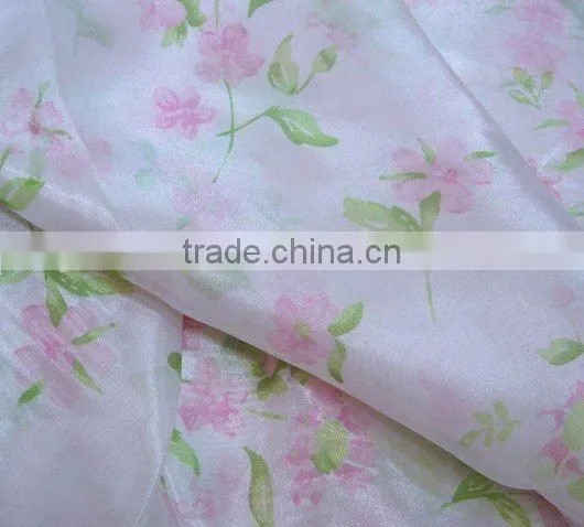Organza Printed Curtain Fabric