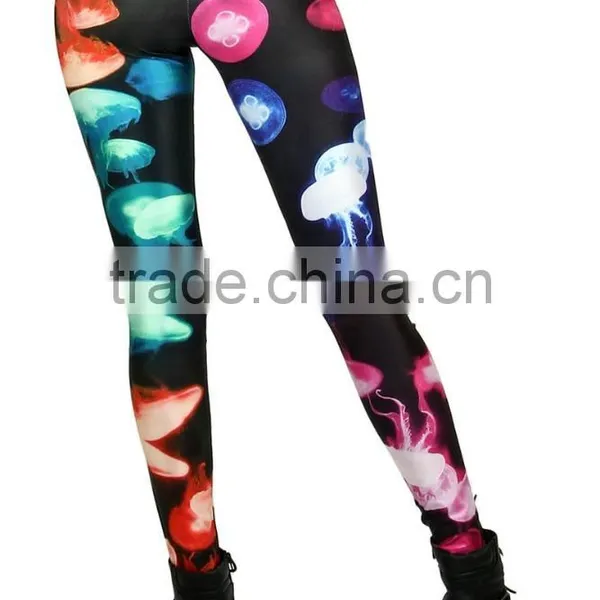 MGOO New Arrival Custom Print Running Tight Leggings High Waist Spandex All Over Sublimation Print Pants photo-4