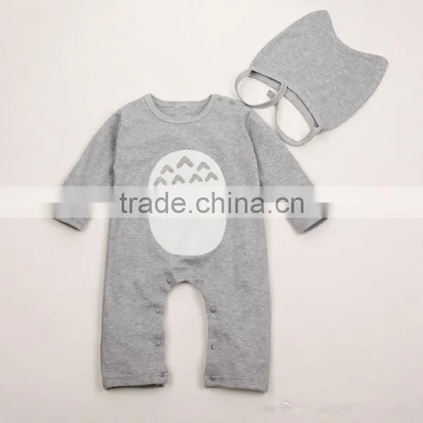 Latest Design Baby Boy Girl Jumpsuit 2016 Wholesale 100% Cotton Newborn Baby Romper Unique Kids Designs Image Baby Romper Set photo-2