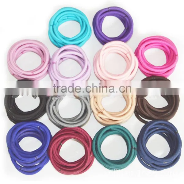 Hot Selling 4mm Colorful Elastic Hair Band photo-5
