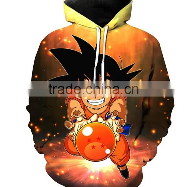 M-6XL Anime Dragon Ball Z Pocket Hooded Sweatshirts Kid Goku 3D Hoodies Pullovers Men Women Long Sleeve Outerwear New Hoodie photo-6