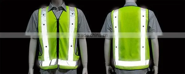 Mens Jackets Reflective Led Security Uniform for Guard photo-6