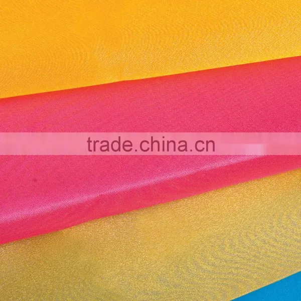 Colored 100% Polyester Gauze Fabric photo-2