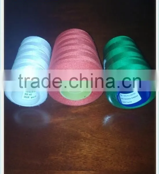 100 PET PE Sewing Thread 40/2 5000 Yards/cone photo-4