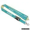 Lanyard With Woven Ribbon Stitched On