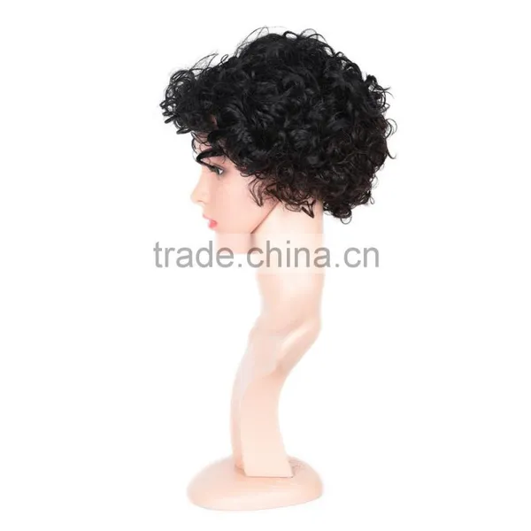 Large Stocks! Short White Cosplay Wig, German Synthetic Hair Wigs, Cute Cosplay Wig photo-5