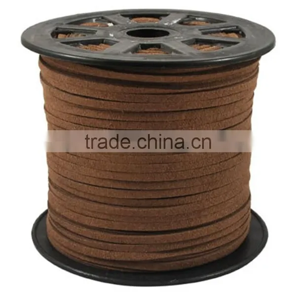 Brown Faux Leather Suede Cord For Bracelet & Necklace DIY Jewelry Accessory