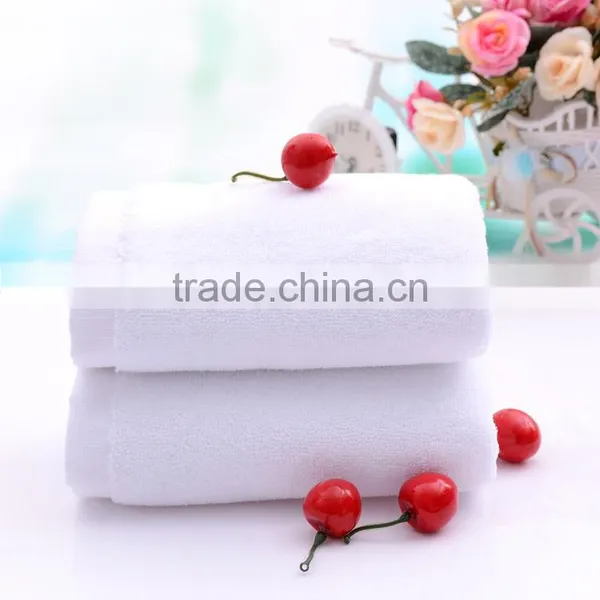 China Supplier Hotel Bamboo Towel White Color 4pcs Towel Sets photo-4