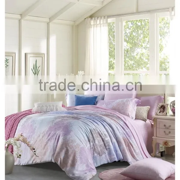 100% LuxuriousTencel Printed Bedding Set photo-3
