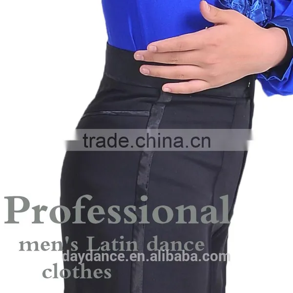 New Boys Latin Dance Black Pants Kids Ballroom Modern Latin Dance Pants photo-2