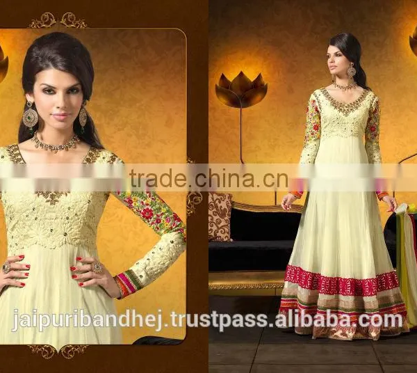 Ladies Neck Designs Salwar Kameez Bollywood Dress Anarkali Suit Pakistani Salwar Kameez Suit photo-5