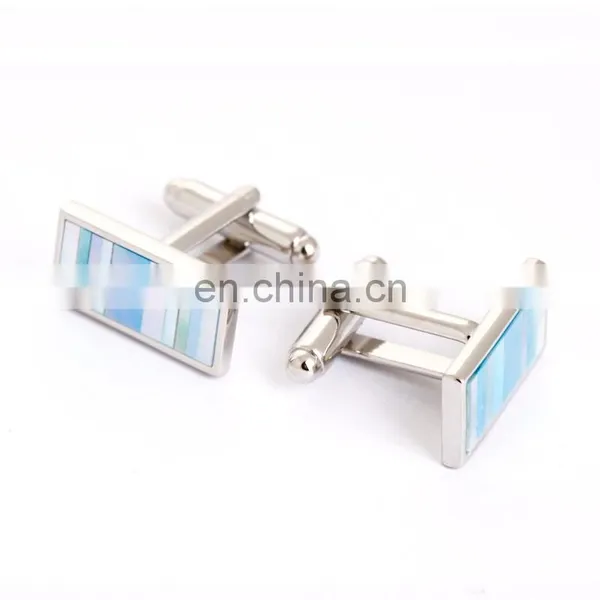 Elegant Colorful Shell of Men's Cufflinks photo-2