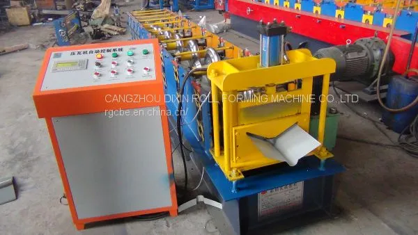 Cangzhou Dixin Automatic Metal Roof Ridge Cap Roll Forming Machine Hot Sale photo-2