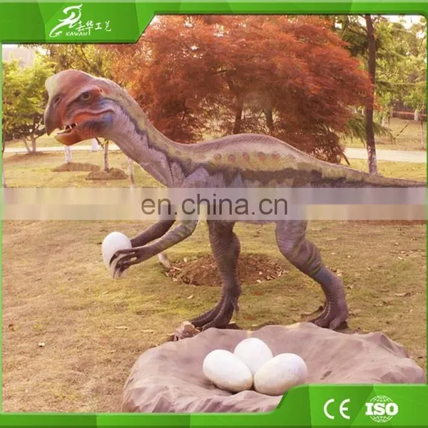 Outdoor Amusement Equipment Mechnical Vivid Fiberglass Animation Dinosaur photo-5